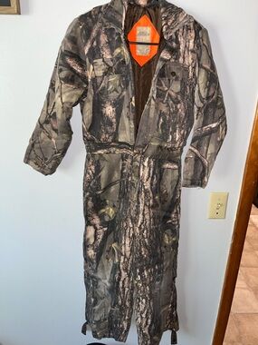 Master Sportsman Big Kids Full-Length Camouflage Coverall - Brown/Green Camo